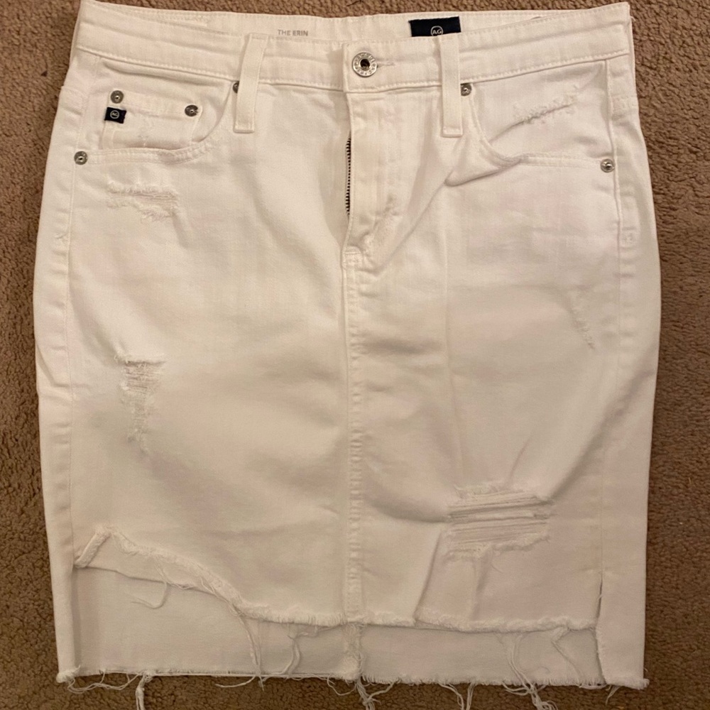 AG white denim shirt